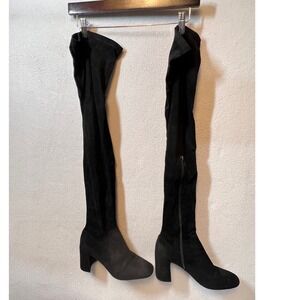 Jeffrey Campbell Black Over the Knee Boots